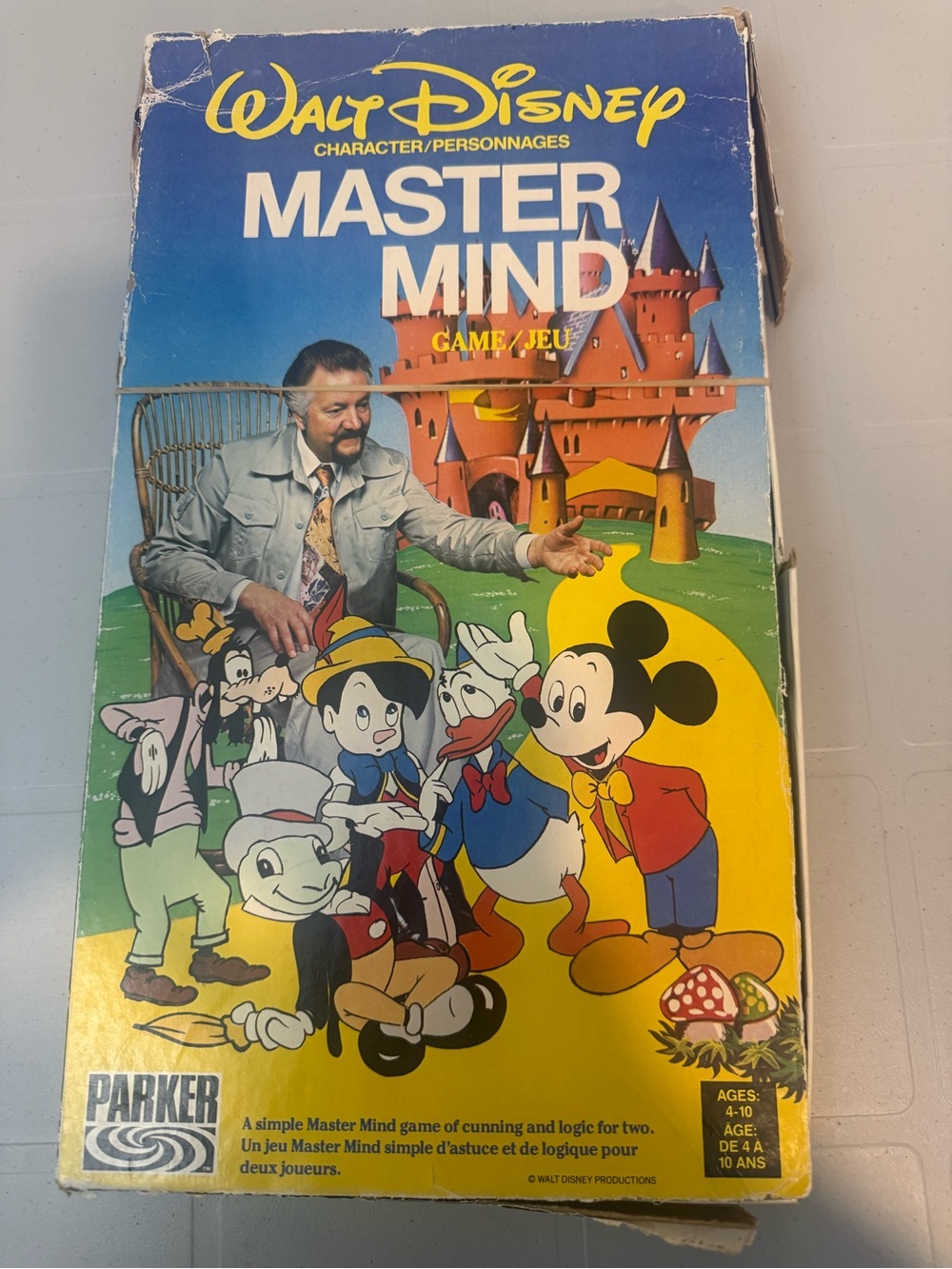 Vintage Disney Master Mind Kids Game